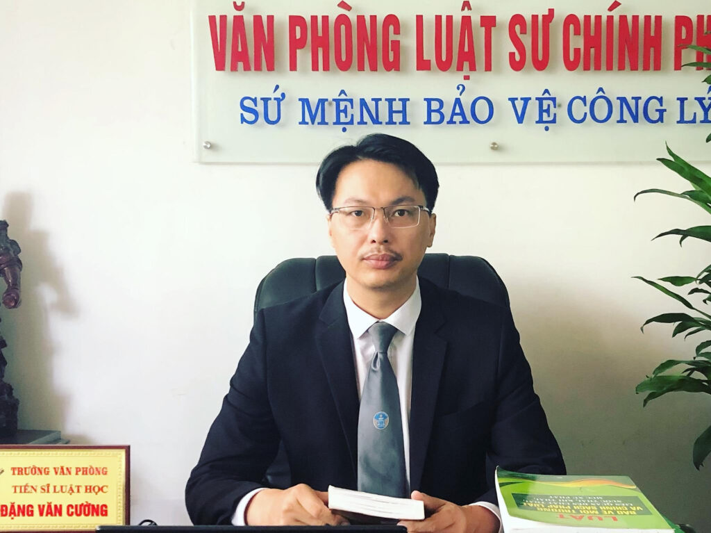 Tiến sĩ, luật sư Đặng Văn Cường, Trưởng văn phòng Đoàn Luật sư Hà Nội